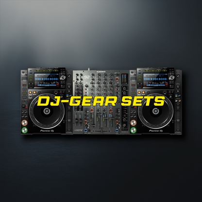 Complete DJ-set met Pioneer CDJ en DJM mixer klaar voor gebruik