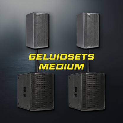 Medium geluidssysteem voor middelgrote evenementen en feesten