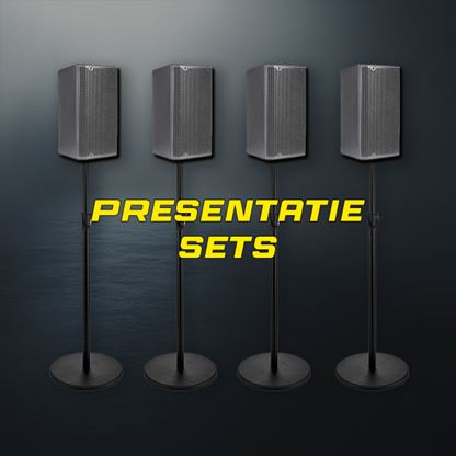 Complete geluidsinstallatie voor presentaties en conferenties