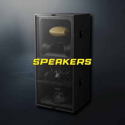 Diverse losse speakers en luidsprekers te huur voor elk evenement