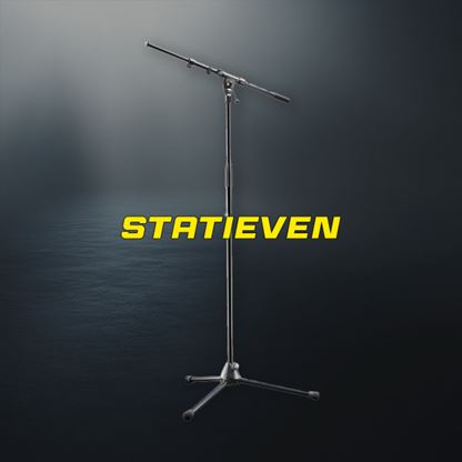 Diverse professionele statieven voor speakers, licht en microfoons