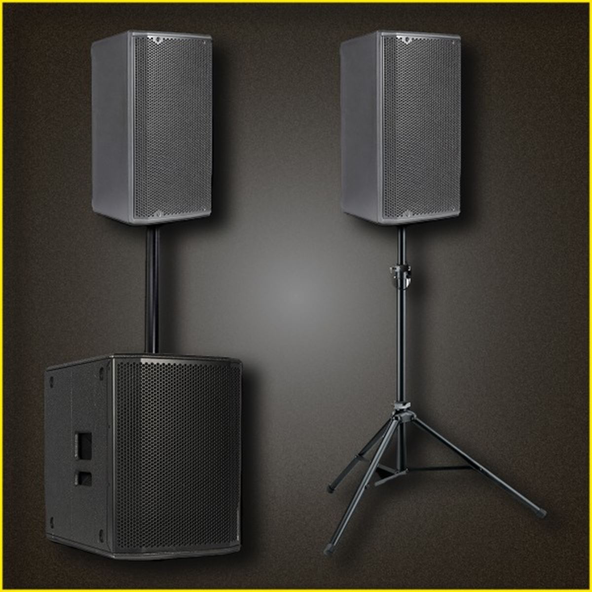 Metro Events 2x dB Opera 12'' top, 1x dB 615 15