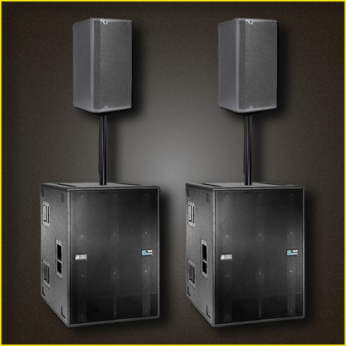Metro Events 2x dB Opera 12'' top, 2x dB 21