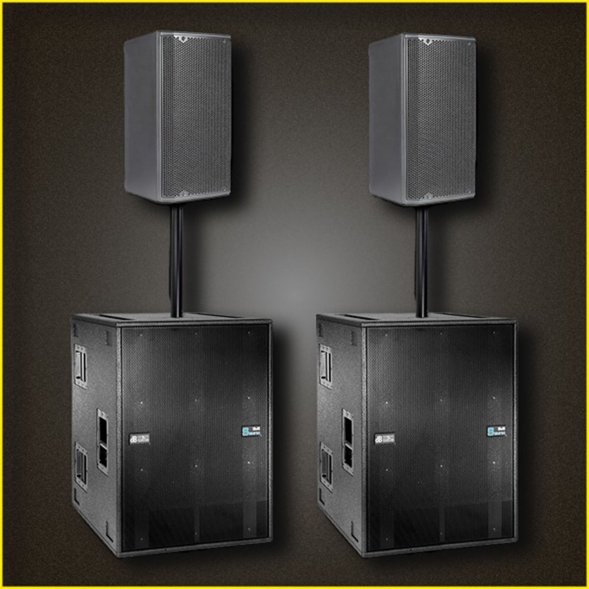 Metro Events 2x dB Opera 15'' top, 2x dB 21