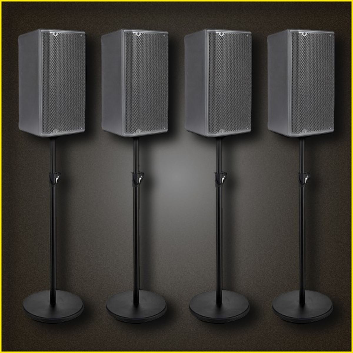 Metro Events 4x dB Opera 12'' top met baseplate statieven