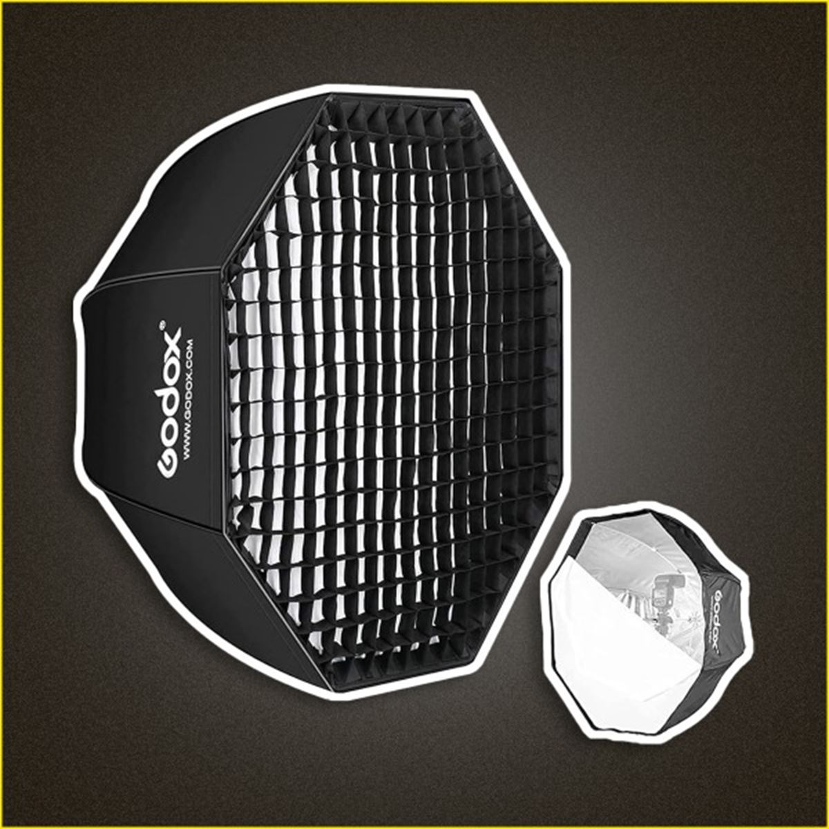 Godox softbox met grid 95cm